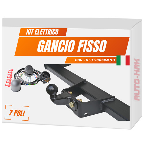 Gancio traino fisso per - di,