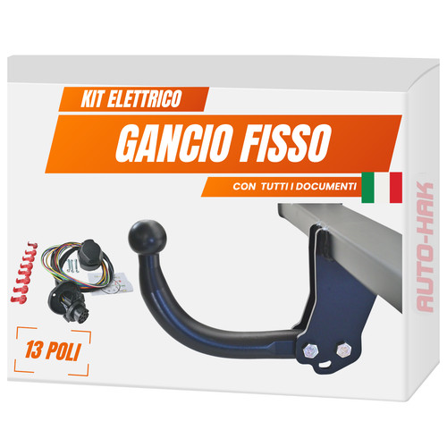 Gancio traino fisso per - di,