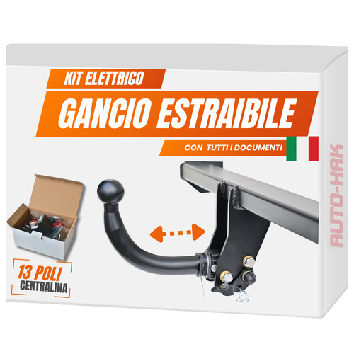 Gancio traino estraibile - gancio, di
