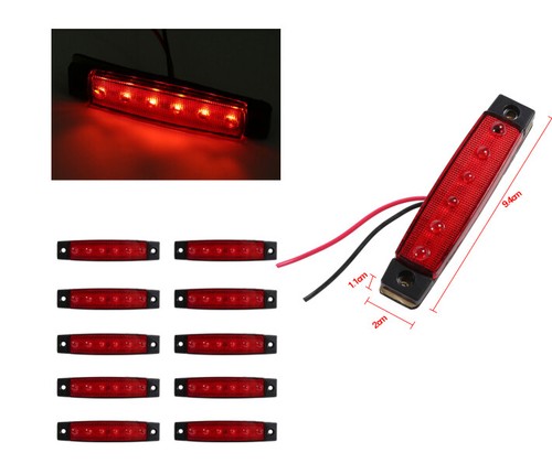 Indicatore laterale led rosso - indicatore,